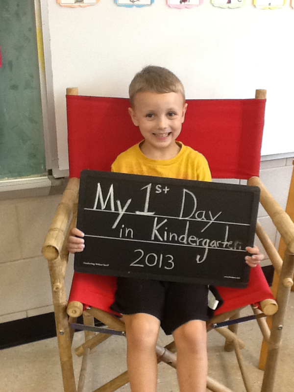 First Day Of Kindergarten Mrs Mcmahons First Grade
